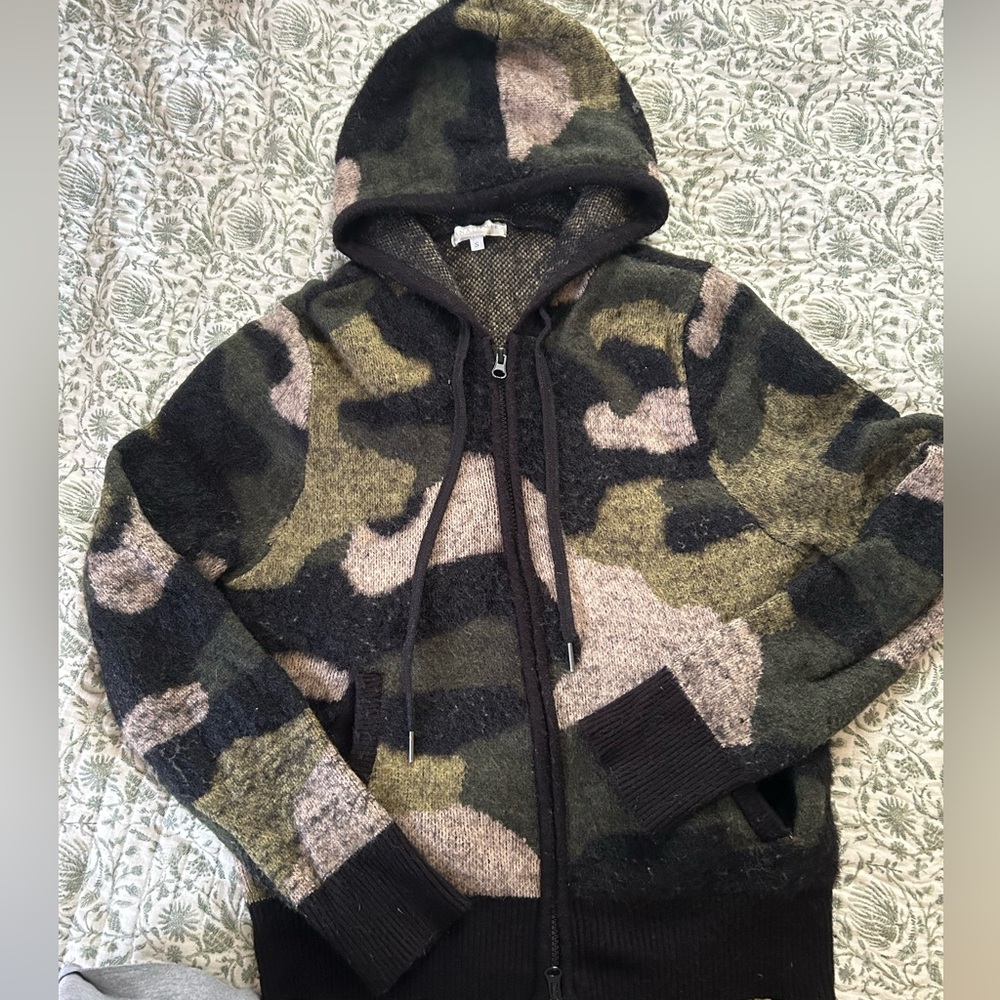 Anatomie Ciara Hoodie Jacket In Cozy 3D Print
